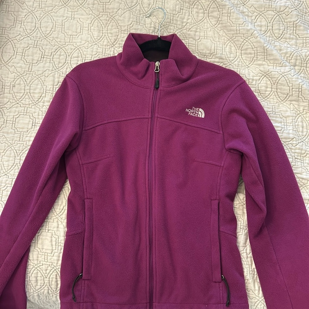 North Face Fleece zip up jacket